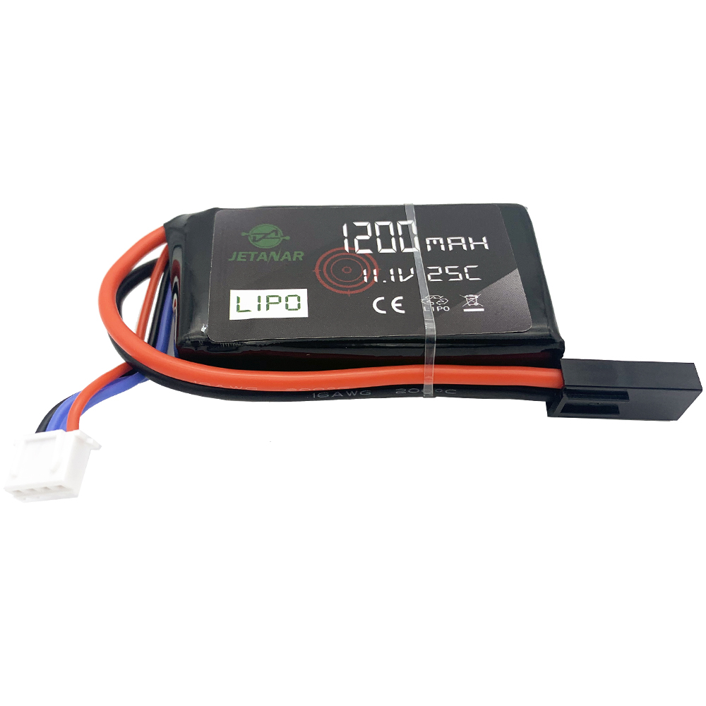 Li-Po 11.1V 1200mAh 25C Airsoft gun PEQ battery