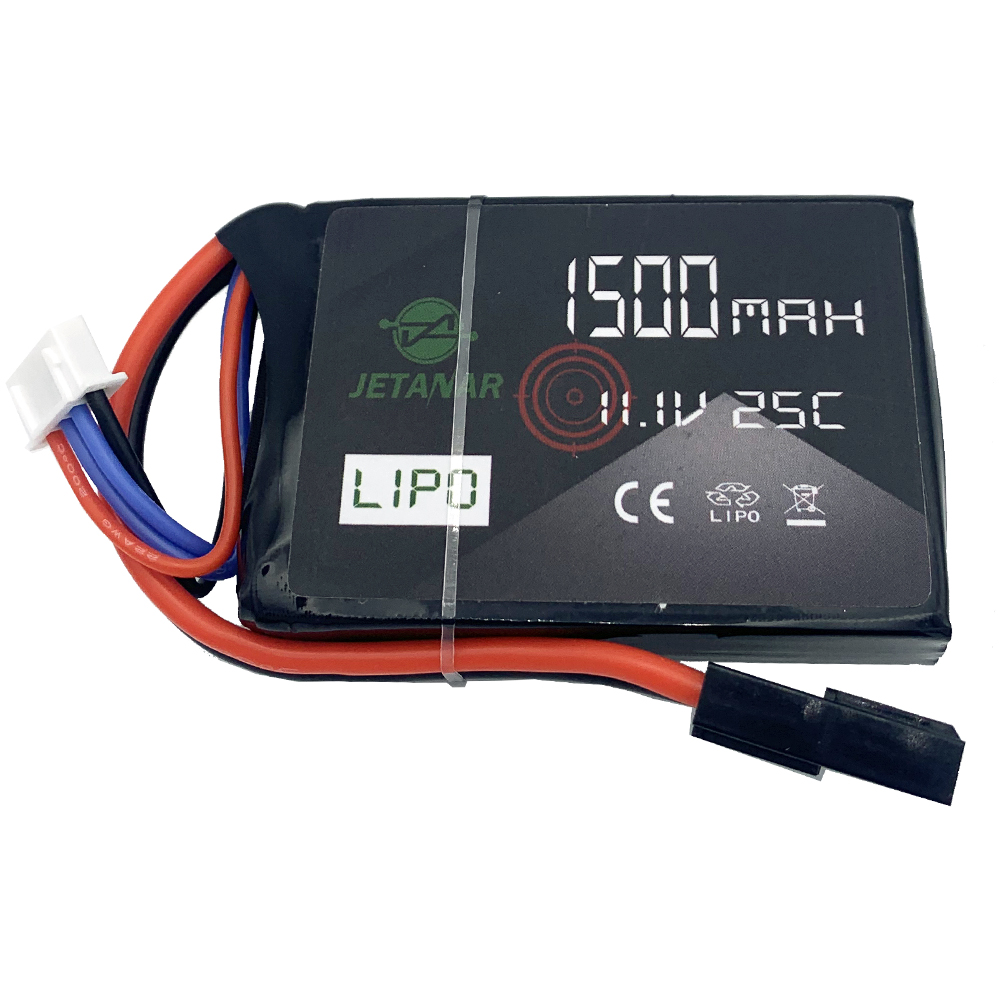 Li-Po 11.1V 1500mAh 25C Airsoft gun PEQ battery