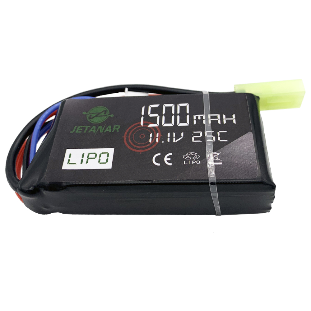 Li-Po 11.1V 1500mAh 25C Airsoft gun PEQ Mirco battery