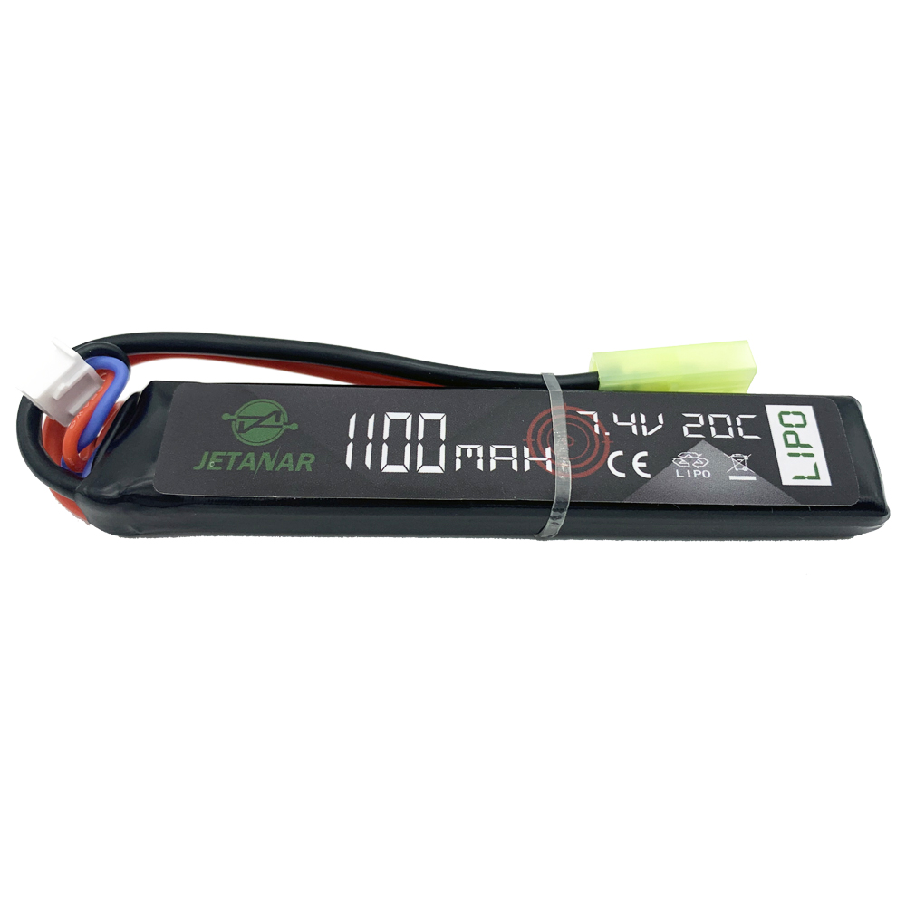 Li-Po 7.4V 1100mAh 20C Airsoft gun battery-