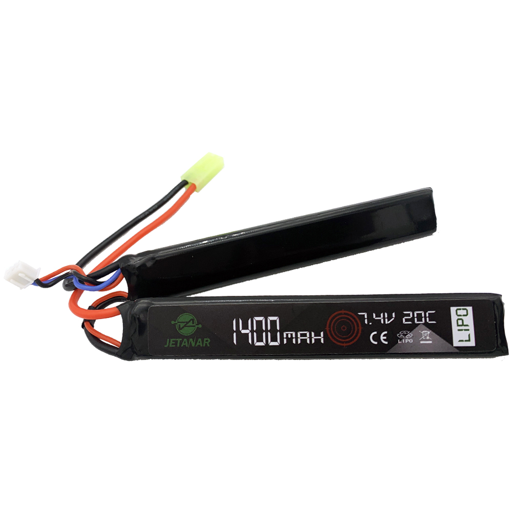 Li-Po 7.4V 1400mAh 20C Airsoft gun battery