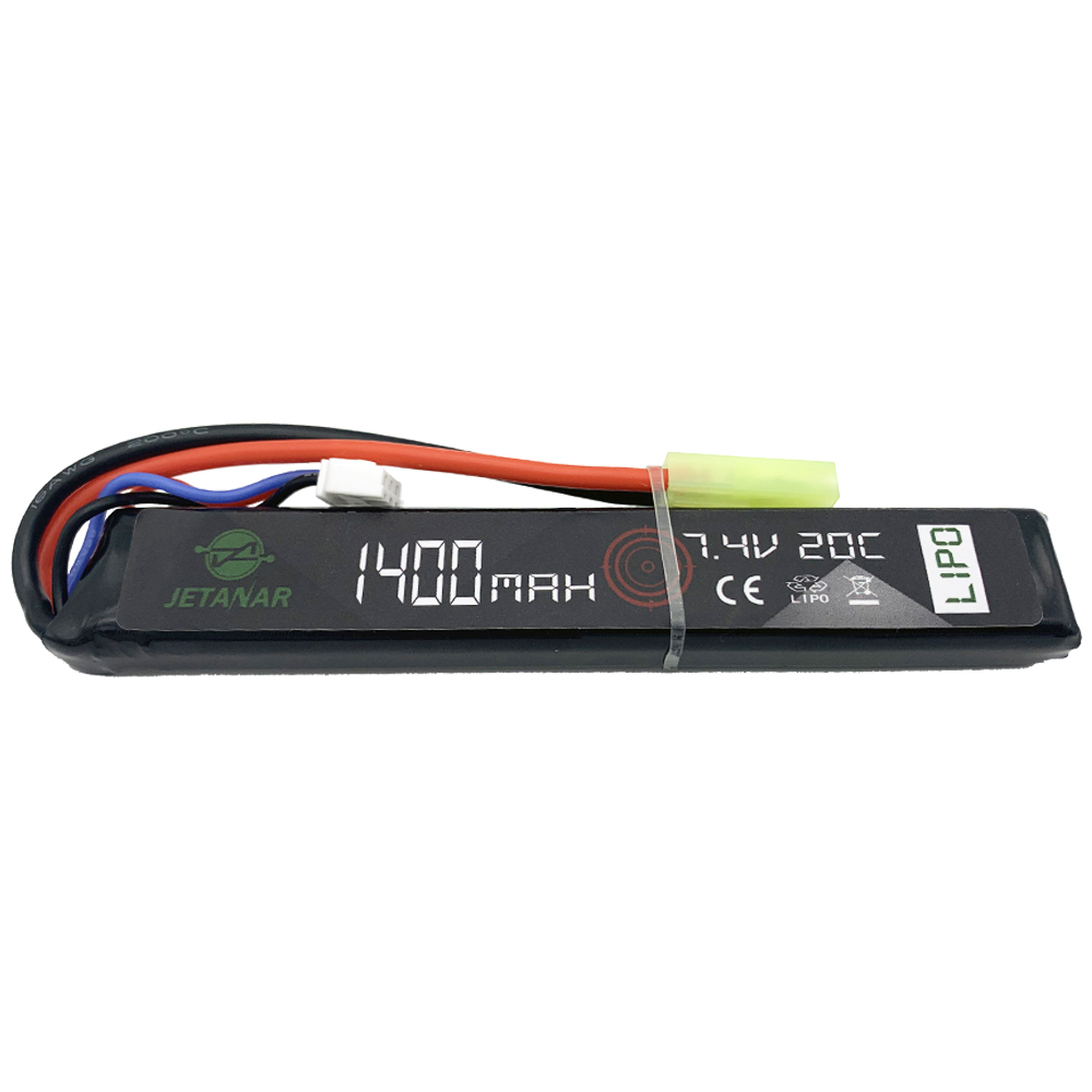 Li-Po 7.4V 1400mAh 20C Airsoft gun battery