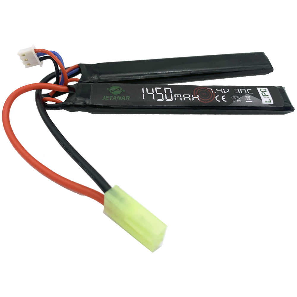 Li-Po 7.4V 1450mAh 30C Airsoft gun battery