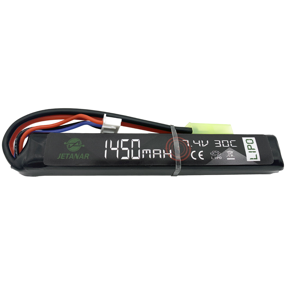 Li-Po 7.4V 1450mAh 30C Airsoft gun battery