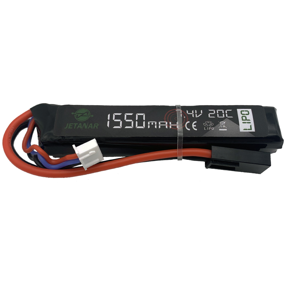 Li-Po 7.4V 1550mAh 20C Airsoft gun battery-