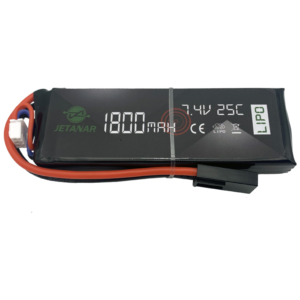 Li-Po 7.4V 1800mAh 25C brick type Airsoft battery