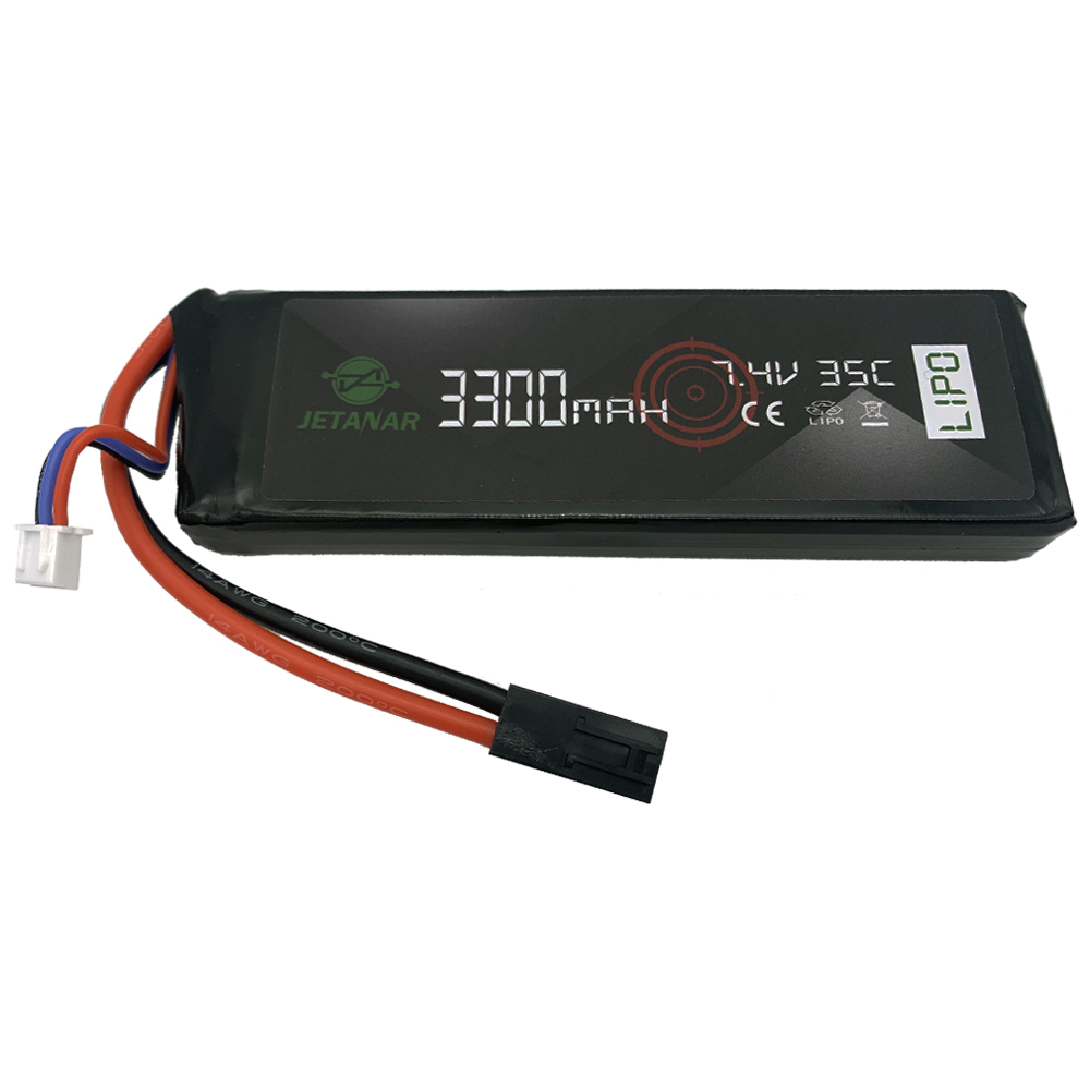 Li-Po 7.4V 3300mAh 35C Airsoft gun battery