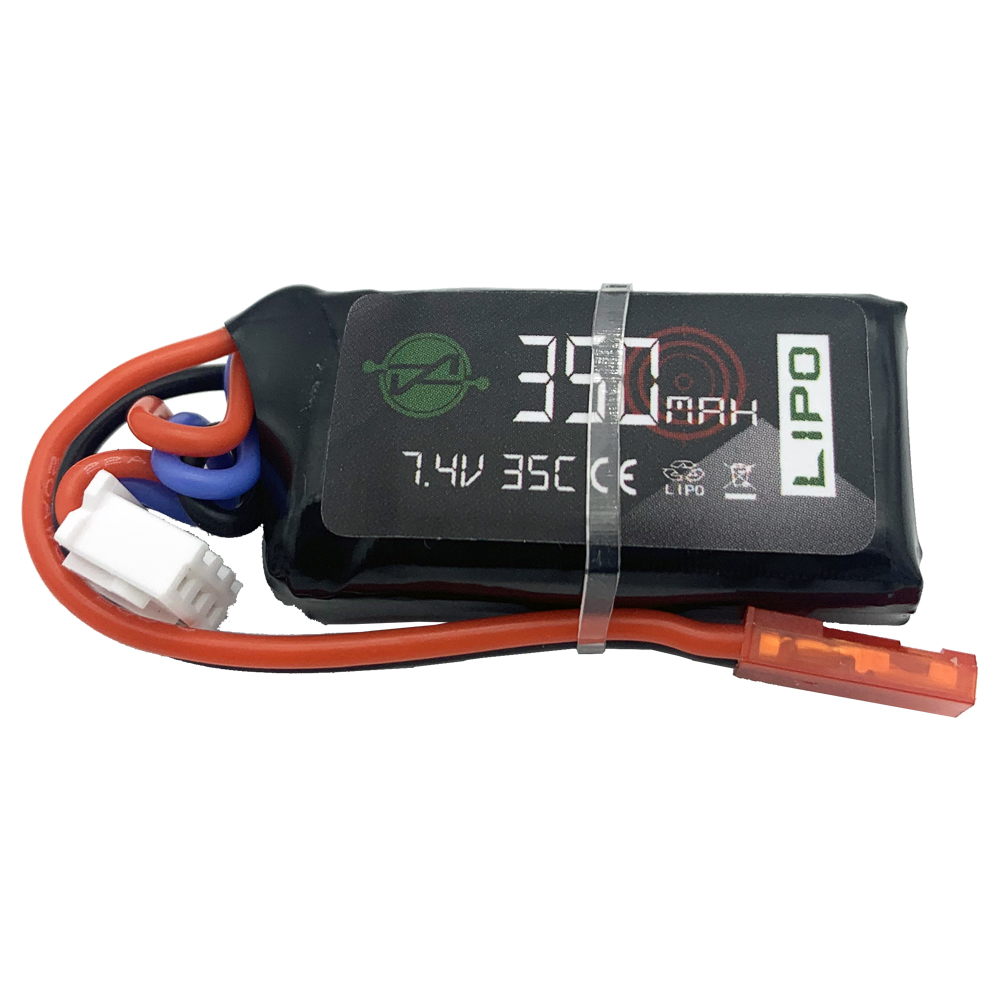 7.4V 350mAh Mini Li-PO HPA Airsoft Battery