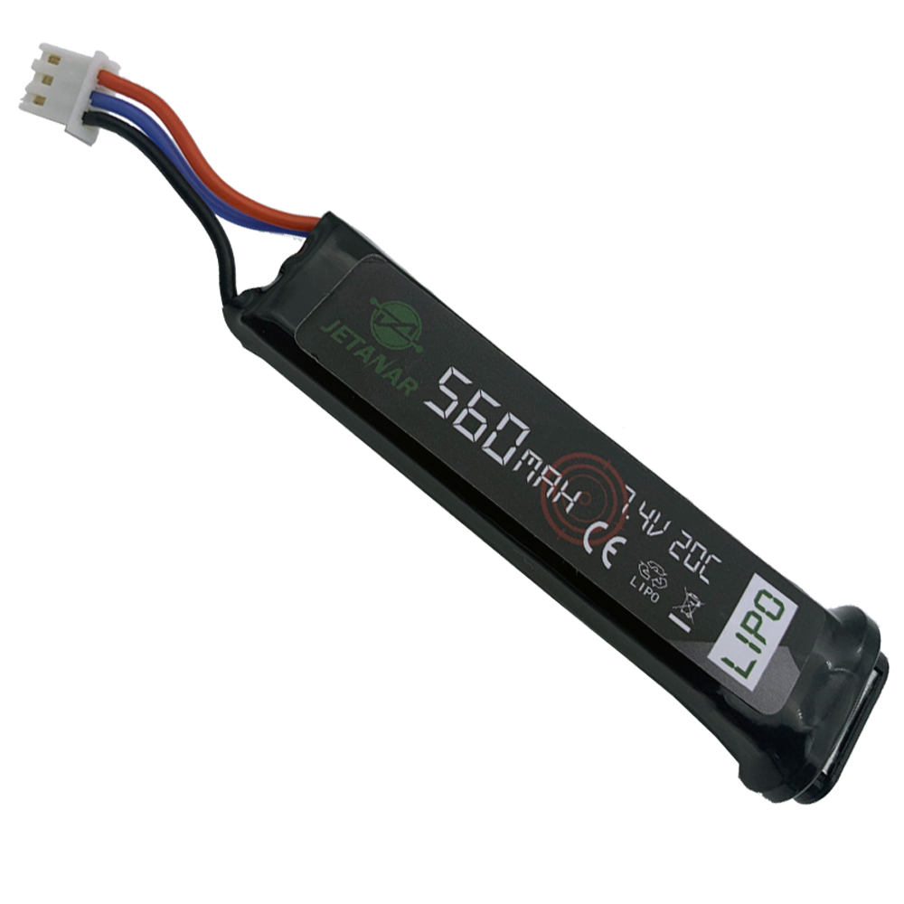 Li-Po 7.4V 560mAh 20C Airsoft gun Micro AEP battery