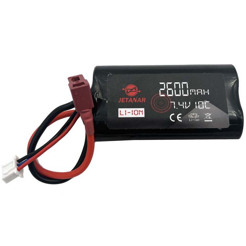 Li-ion 7.4V 2600mAh airsoft battery