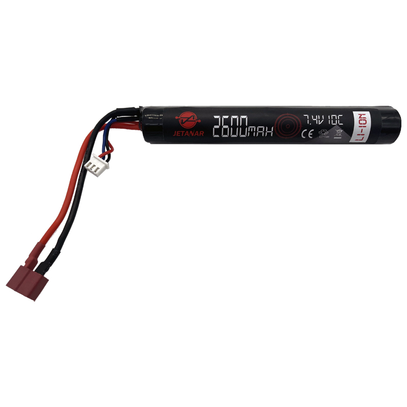 Li-ion 7.4V 2600mAh airsoft battery