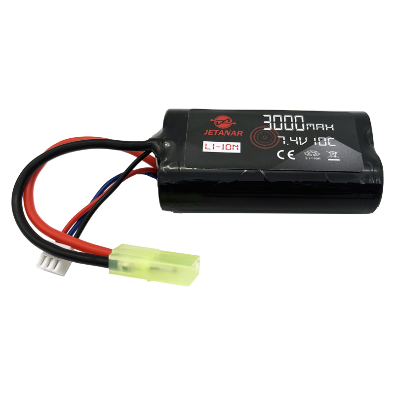 Li-ion 7.4V 3000mAh airsoft battery