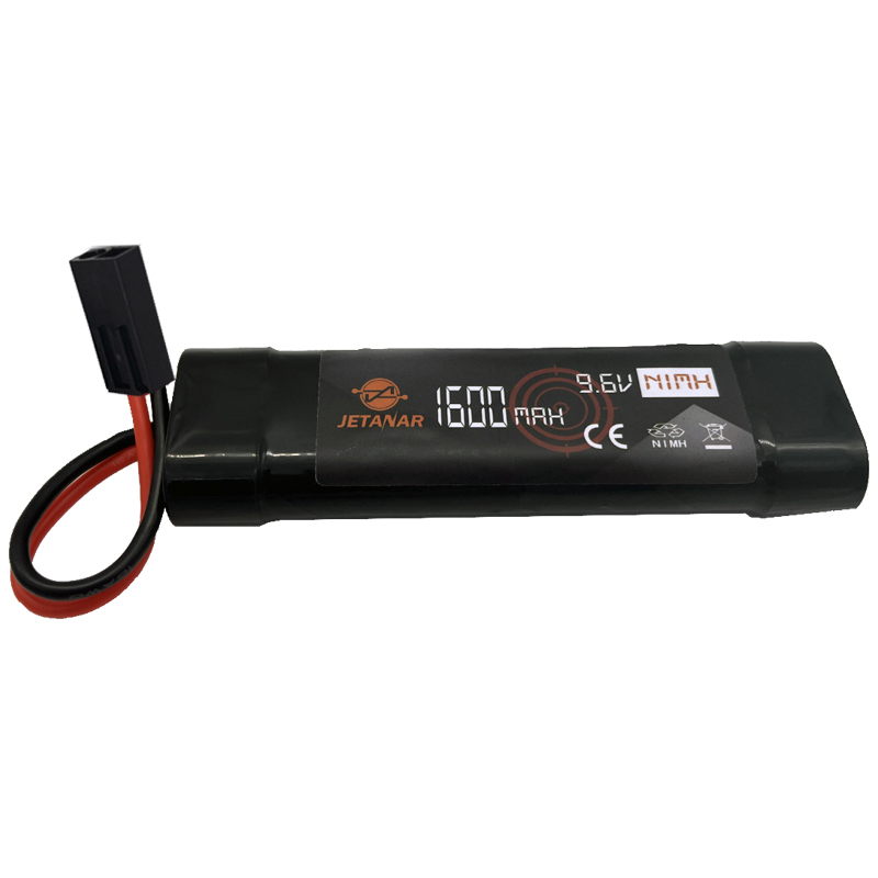 Ni-MH 9.6V 1600mAh airsoft gun battery