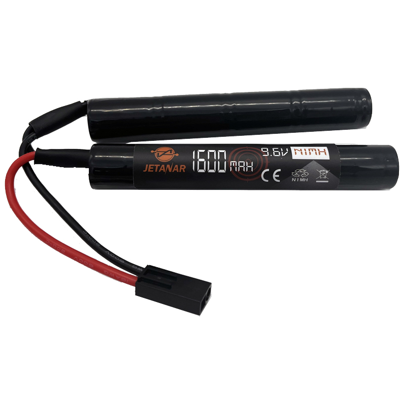 Ni-MH 9.6V 1600mAh airsoft gun battery