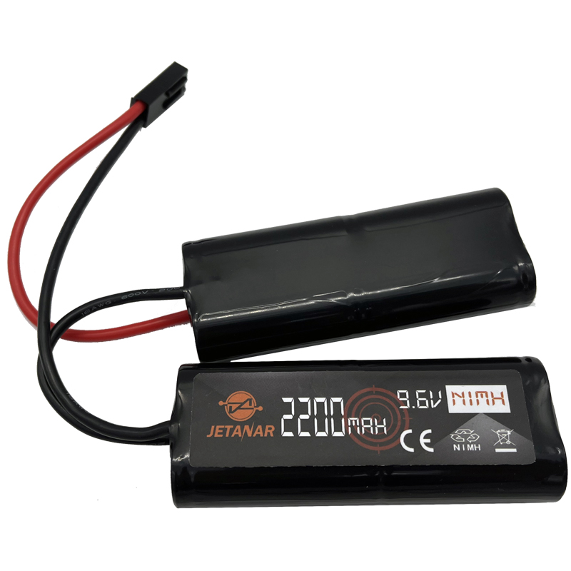 Ni-MH 9.6V 2200mAh airsoft battery