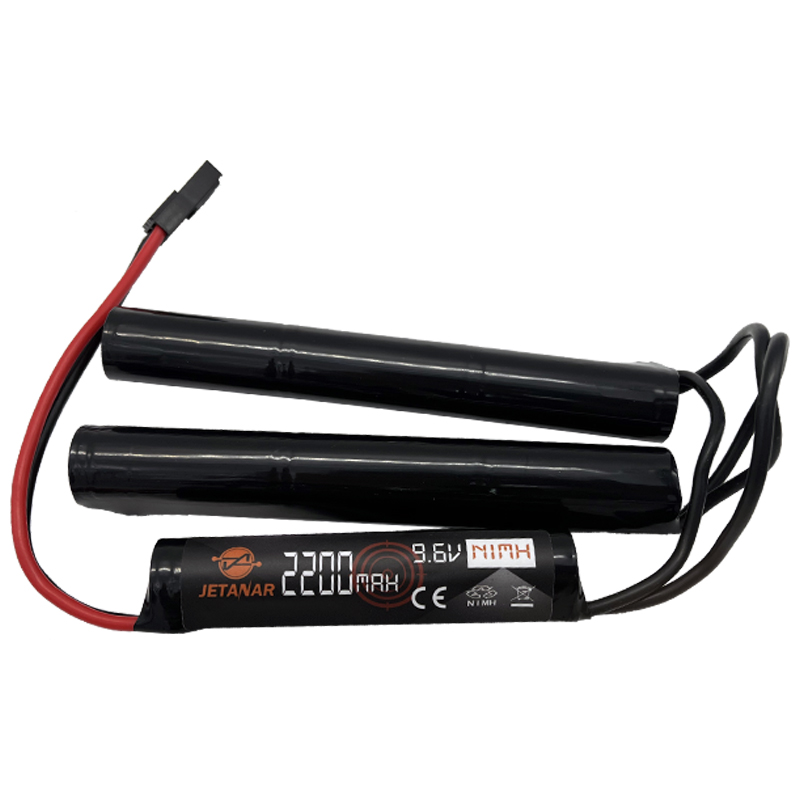 Ni-MH 9.6V 2200mAh airsoft battery